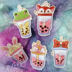🎀 Kawaii Stickers Bubble Tea
